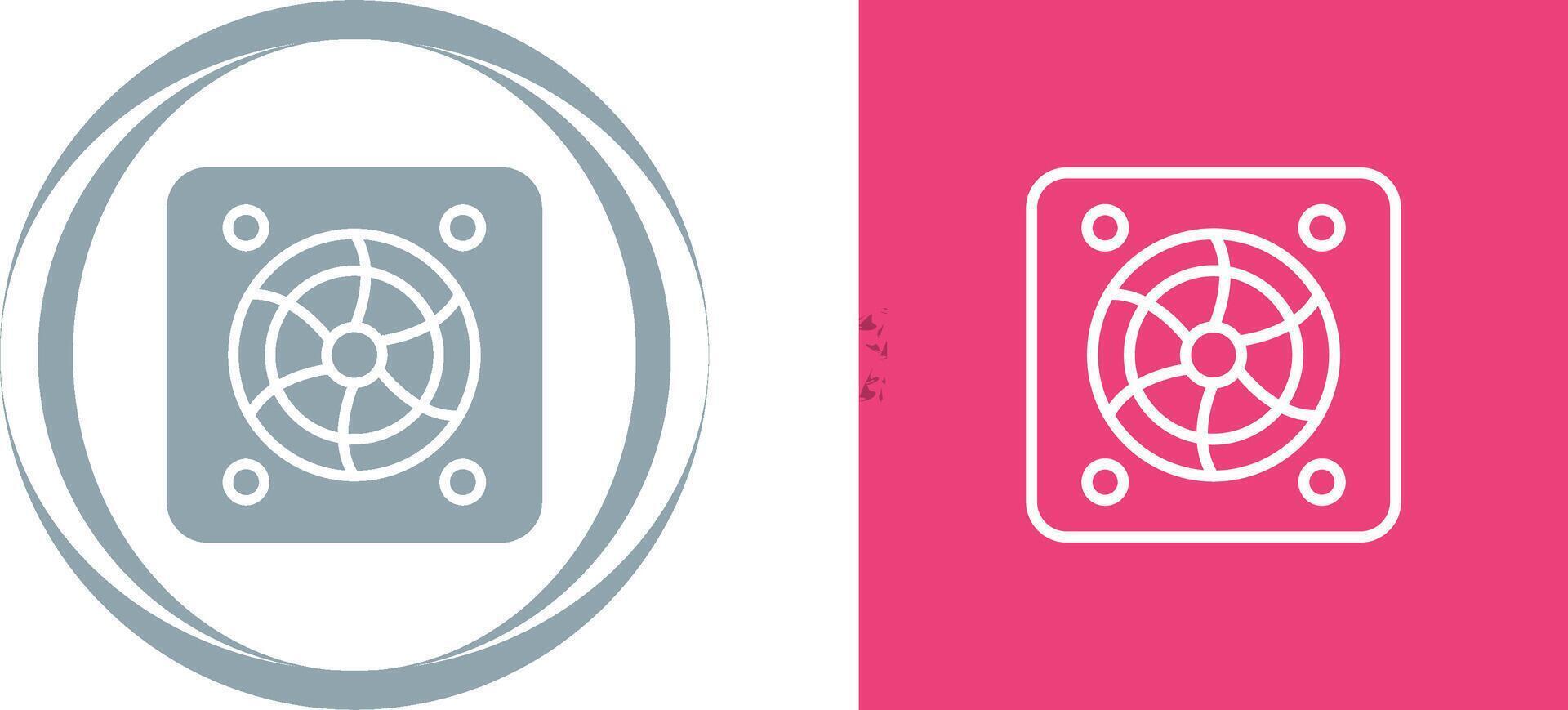 Cooling Fan Vector Icon