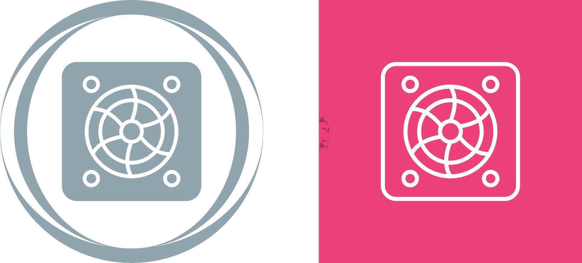 Cooling Fan Vector Icon