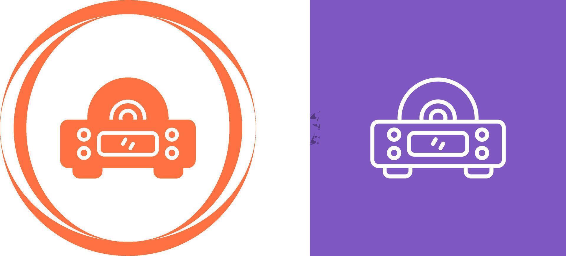 Cd Player Vector Icon