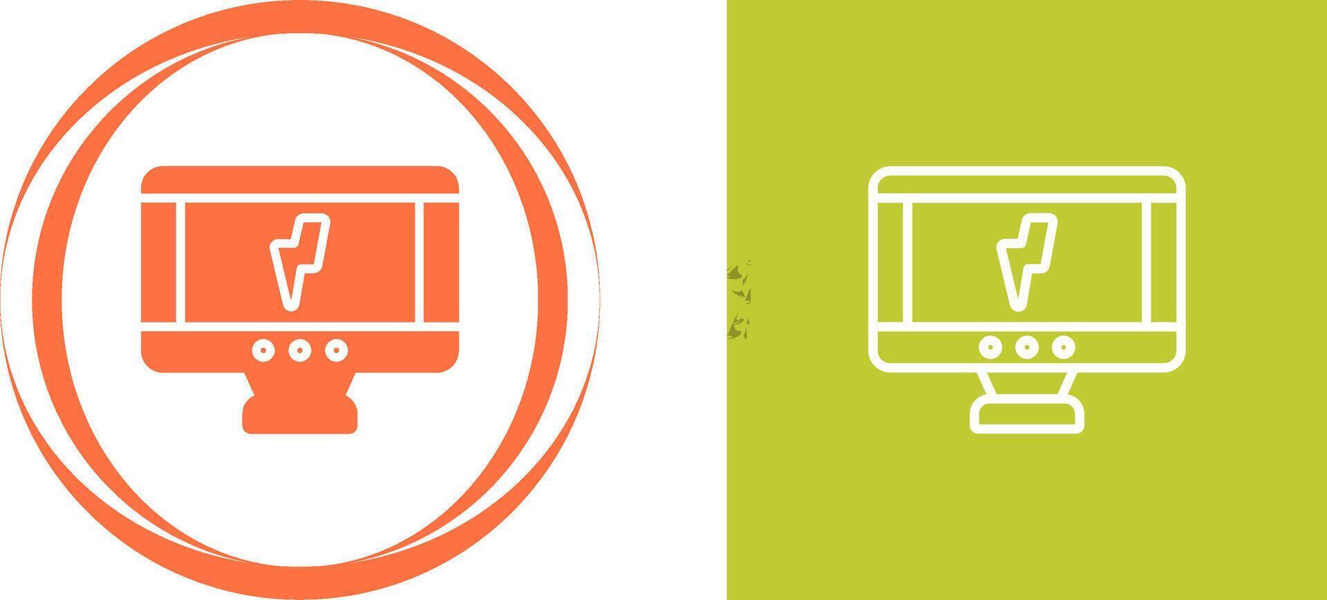 Thunderbolt Vector Icon