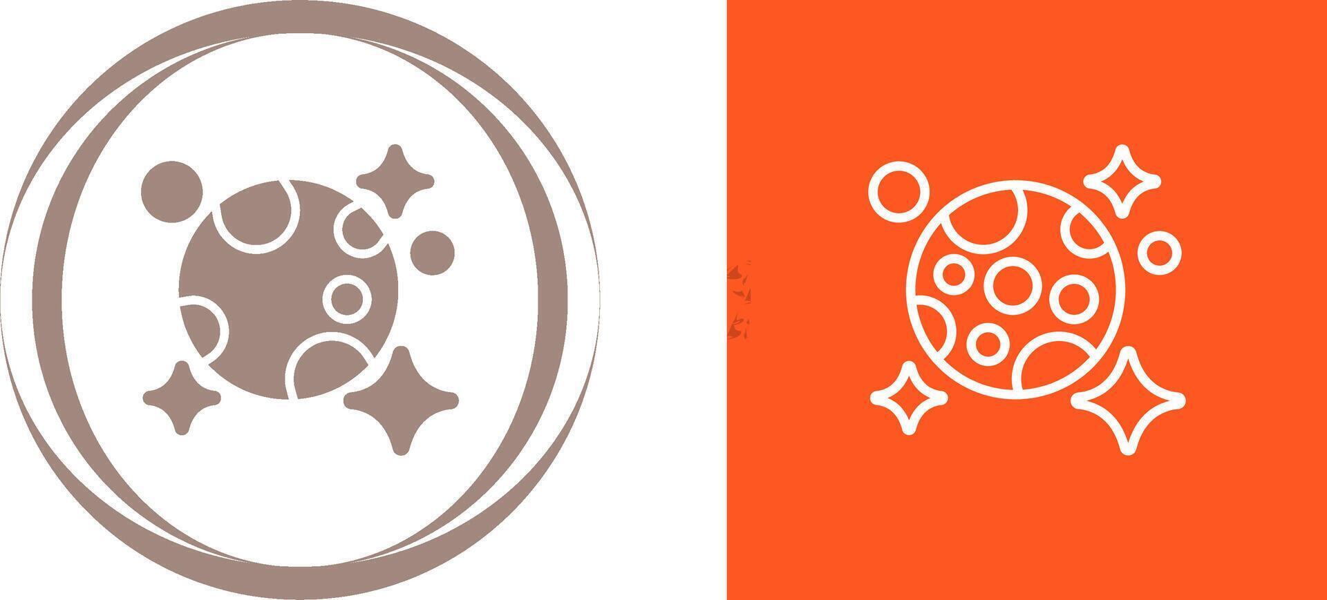 Moon And Stars Vector Icon