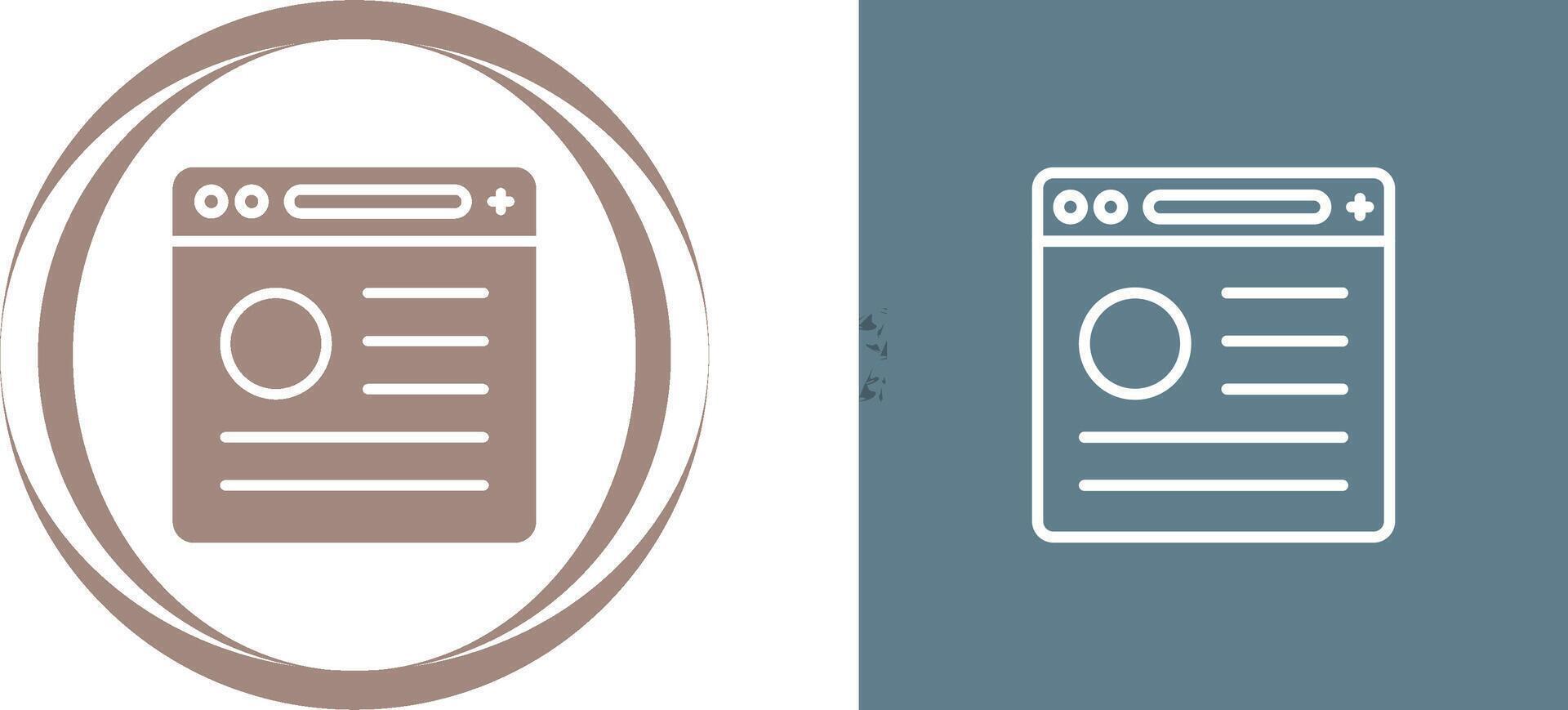 Browser Vector Icon