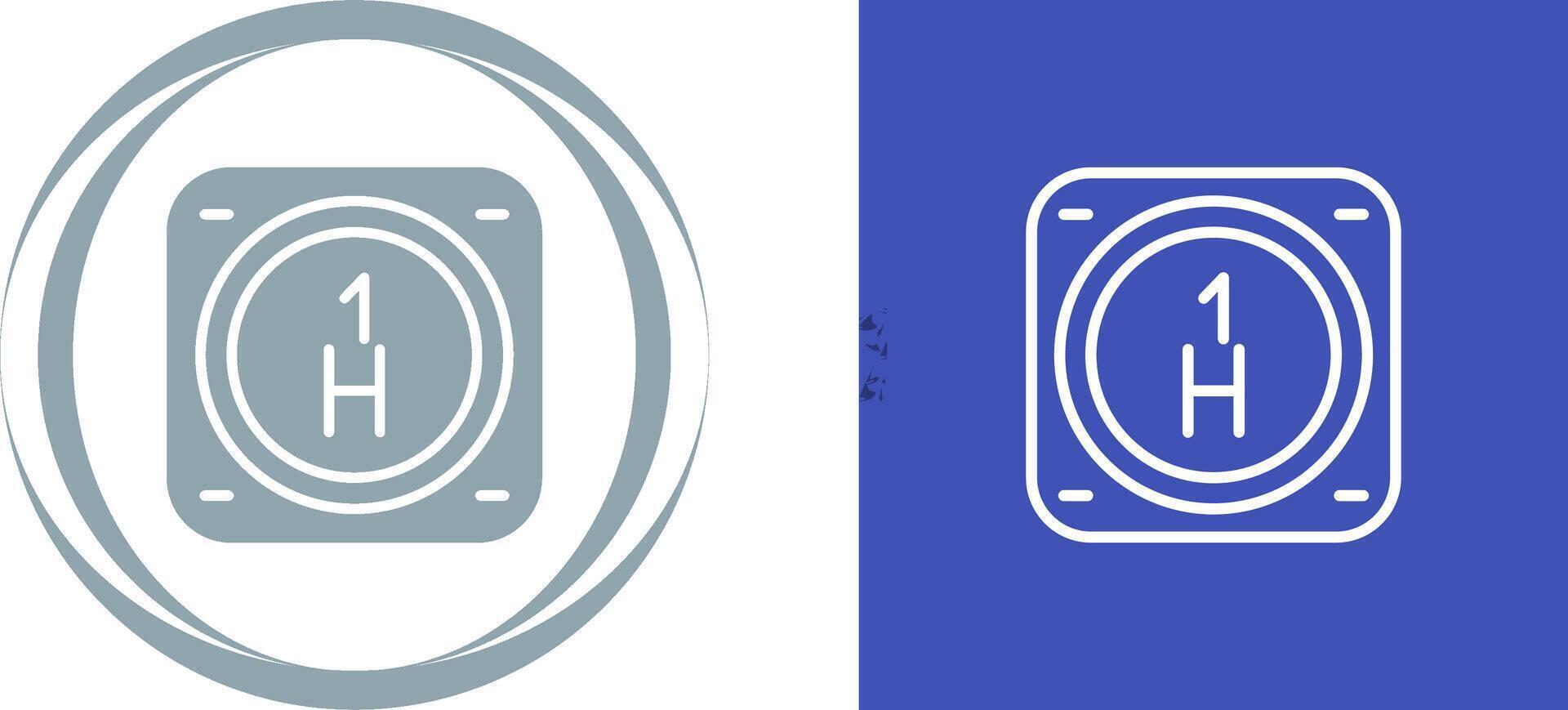 Hydrogen Vector Icon