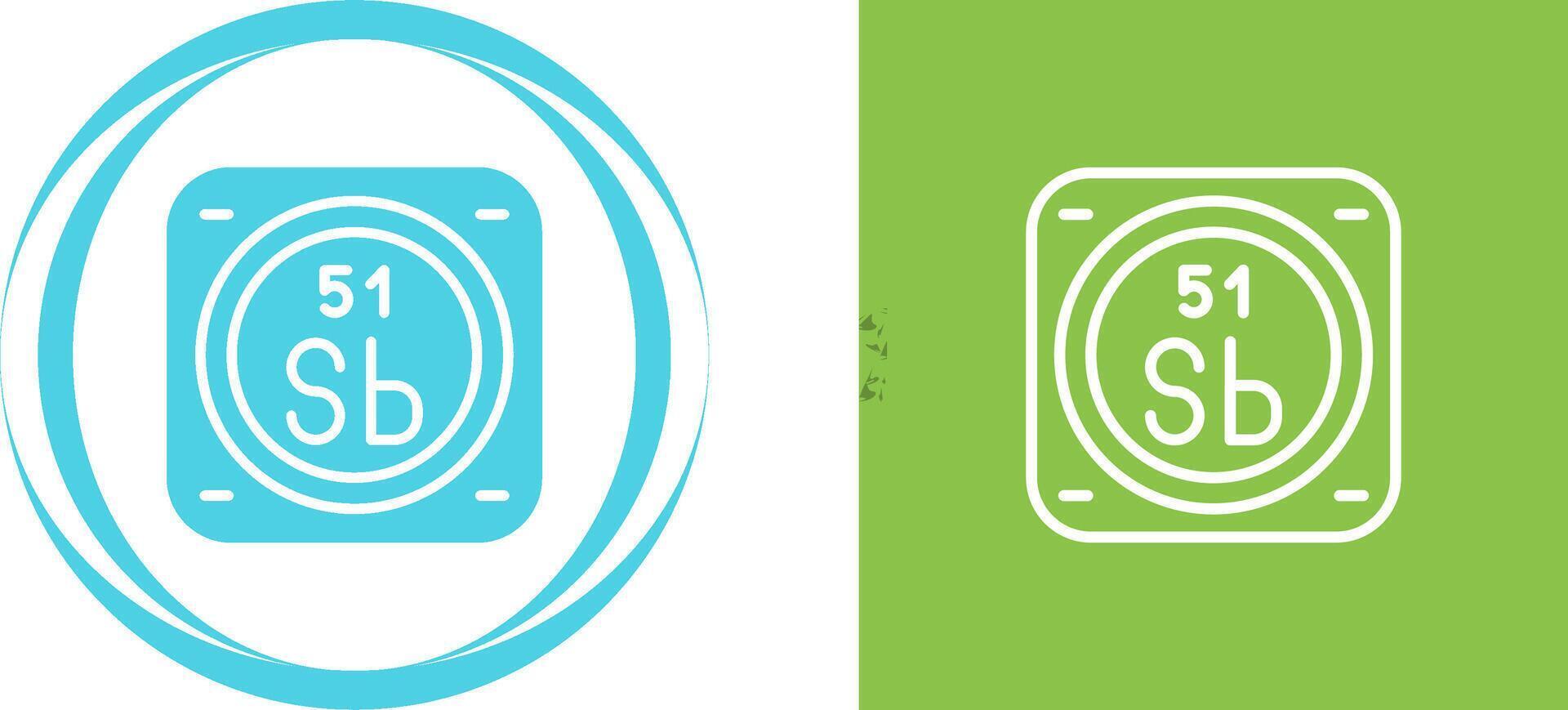 Antimony Vector Icon