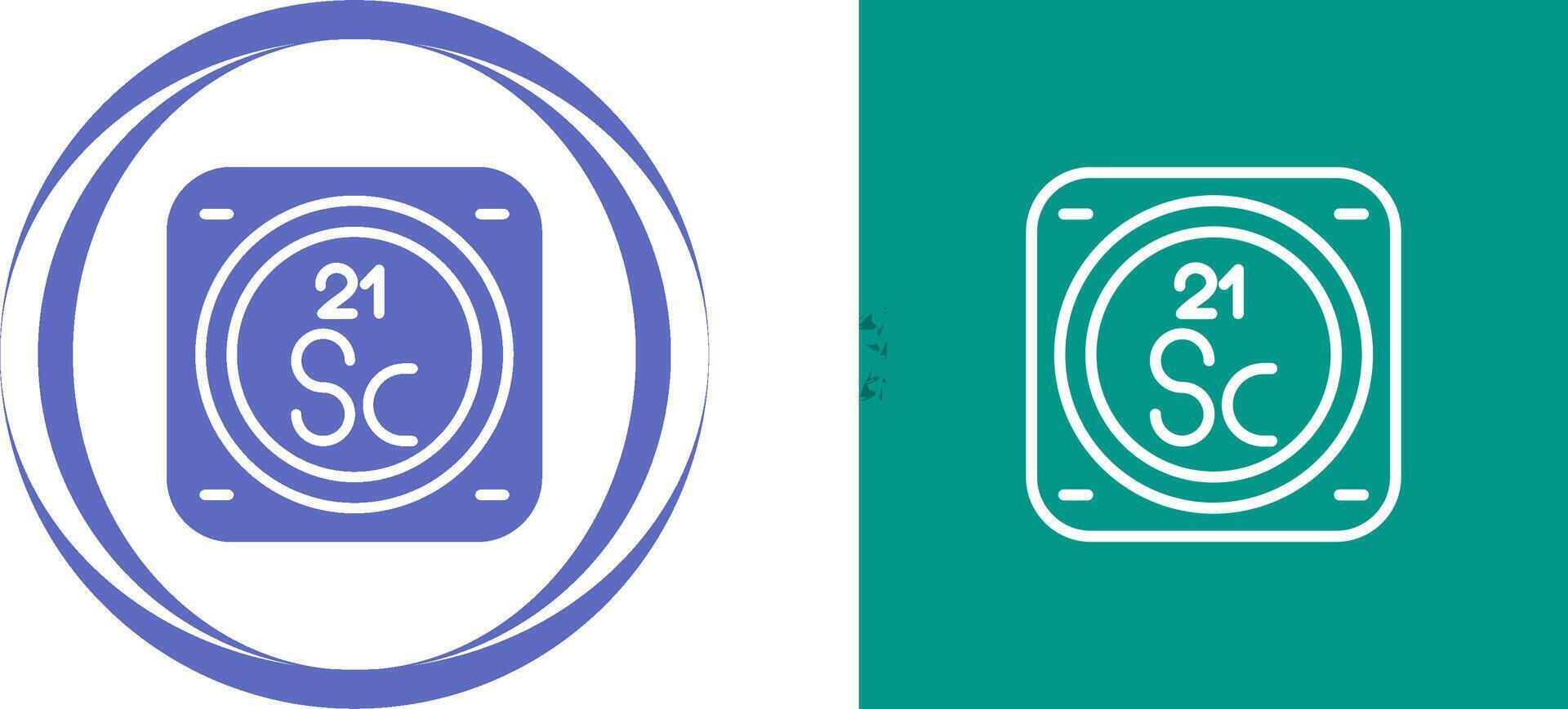 Chemical Element Vector Icon