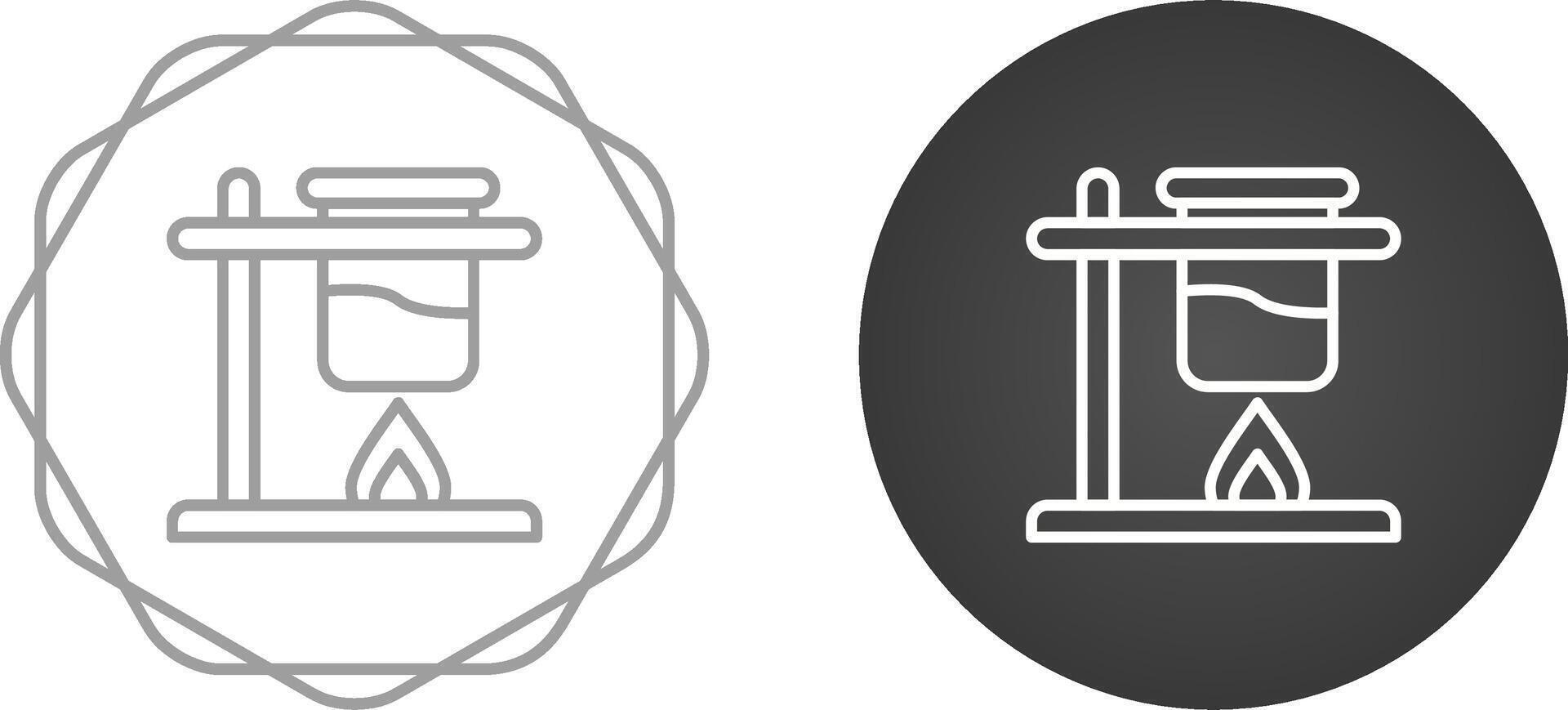 Bunsen Burner Vector Icon