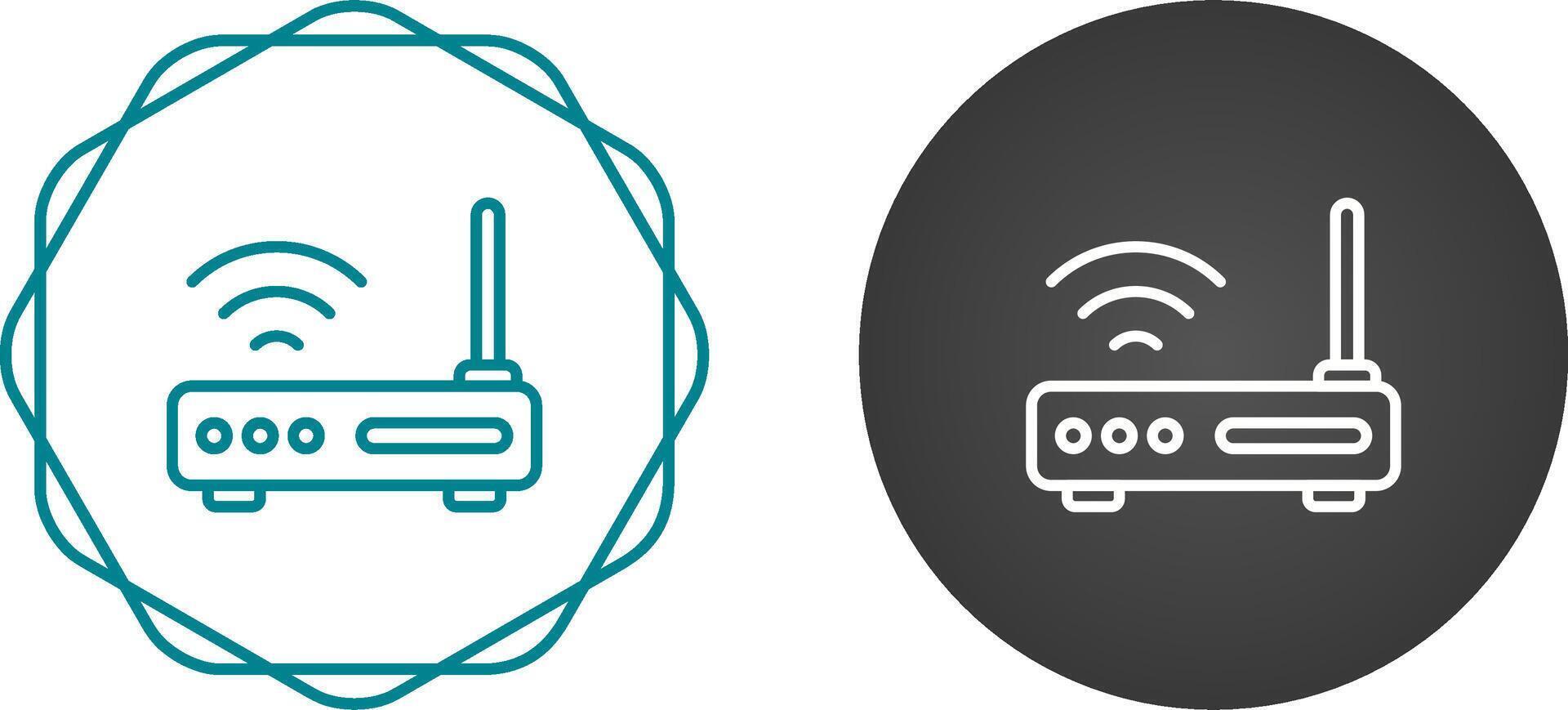 Wi-Fi Router Vector Icon