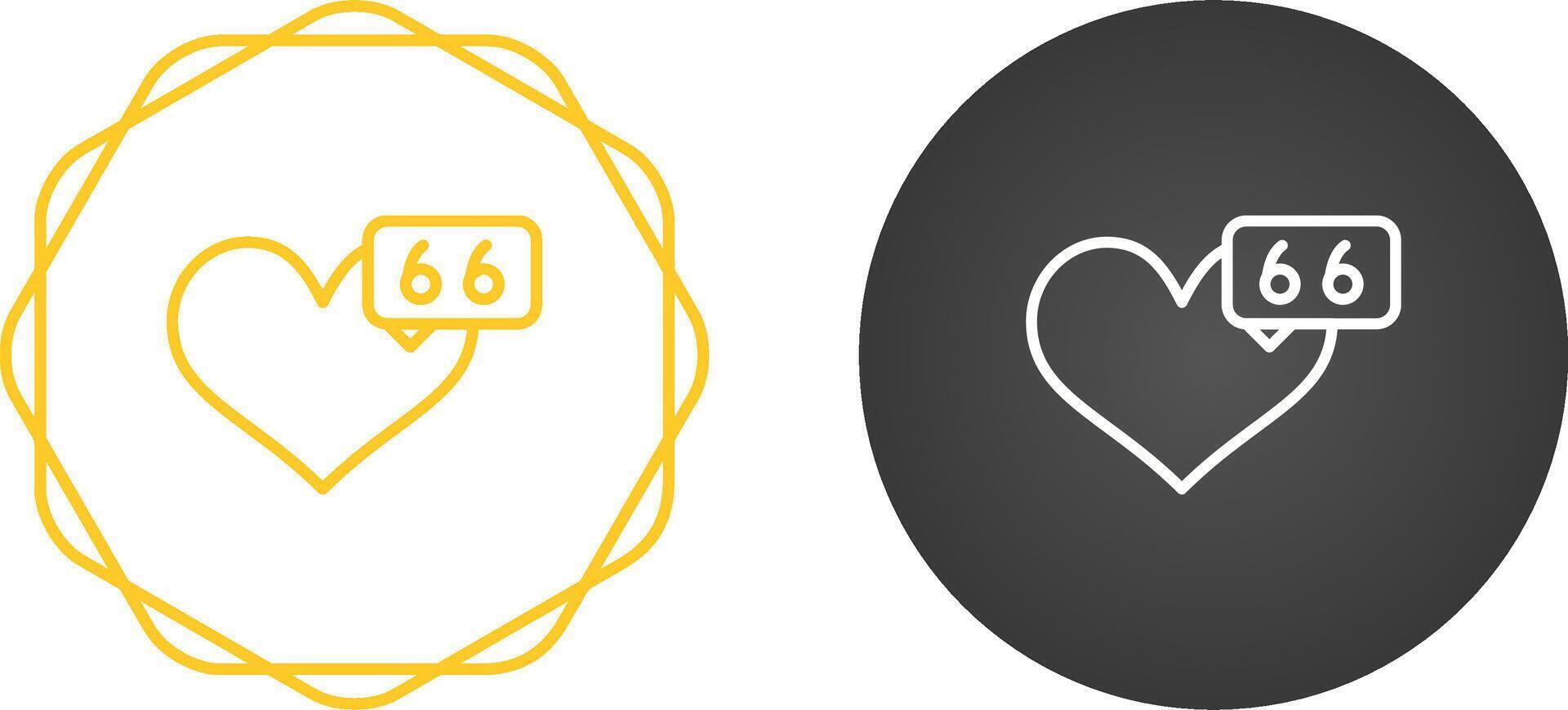Love quote Vector Icon