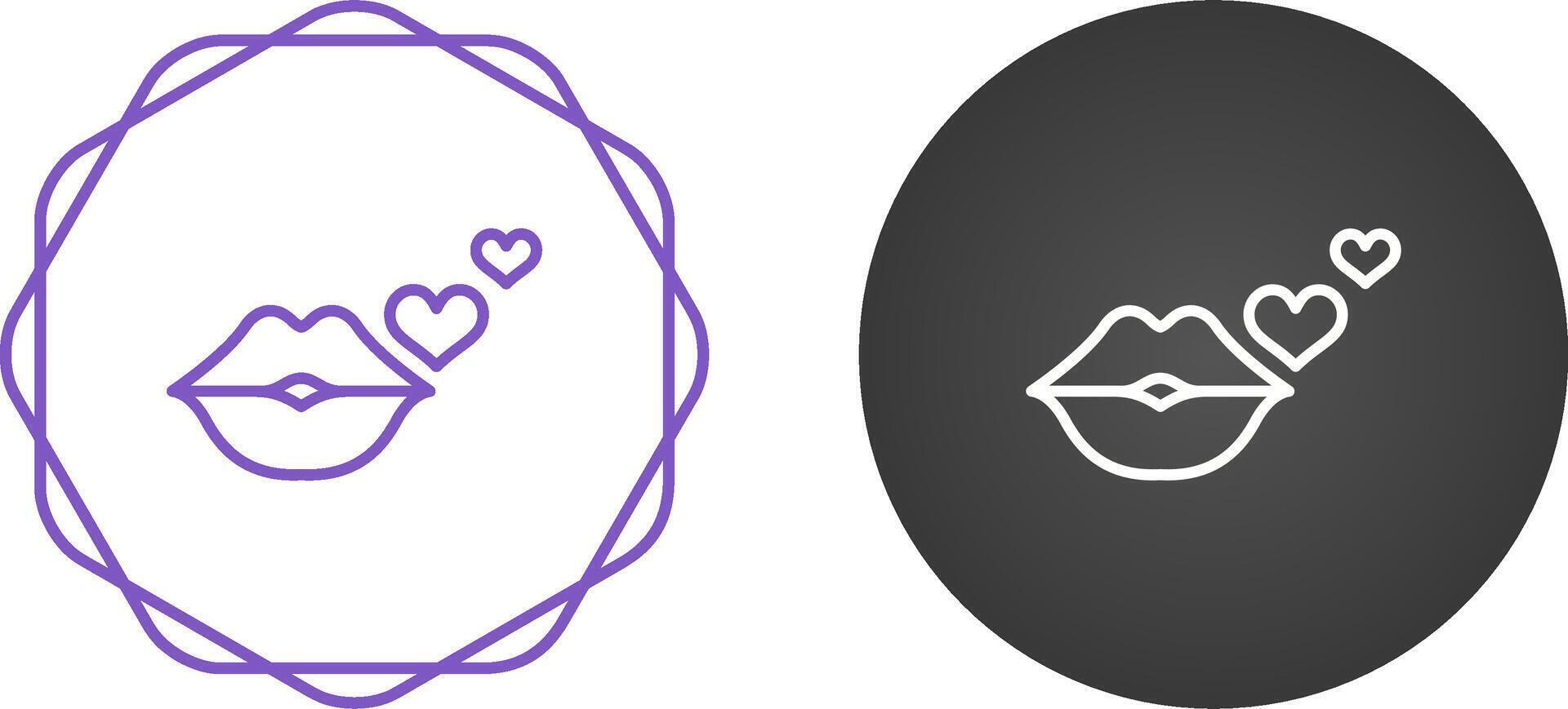 Kiss Vector Icon