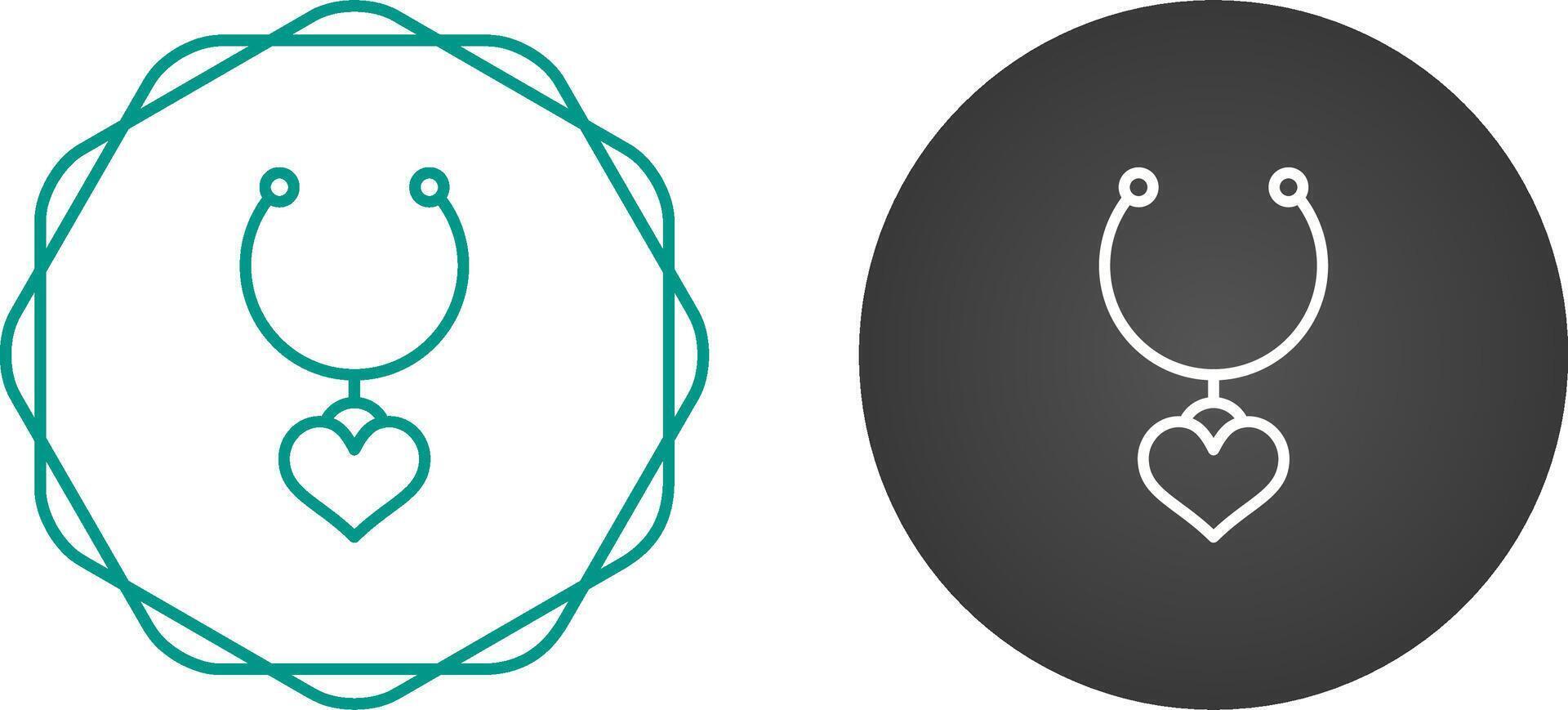 Heart Shaped Locket Vector Icon