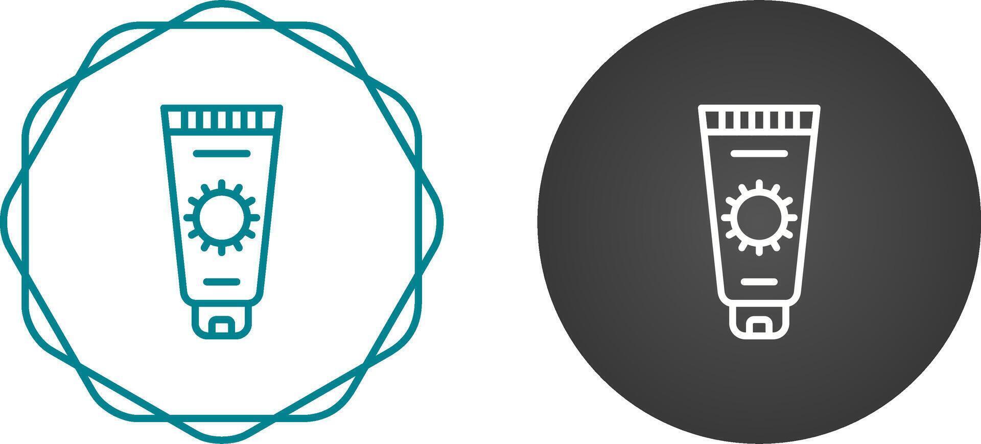 Sunscreen Vector Icon