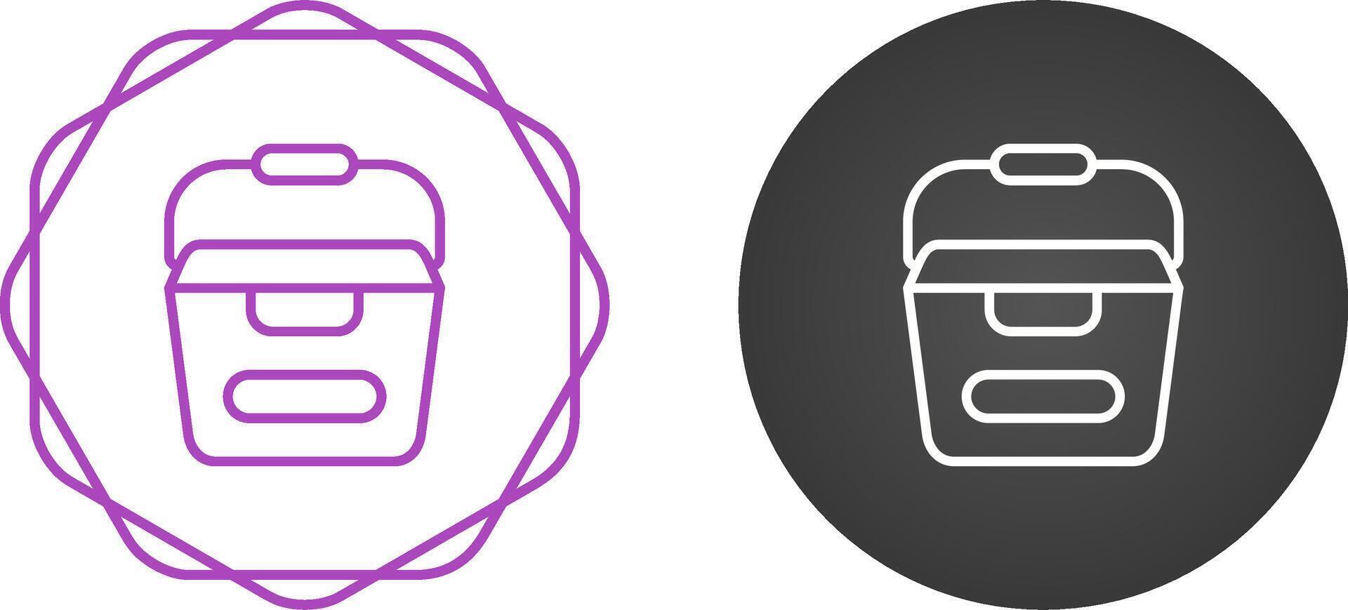 Portable water container Vector Icon