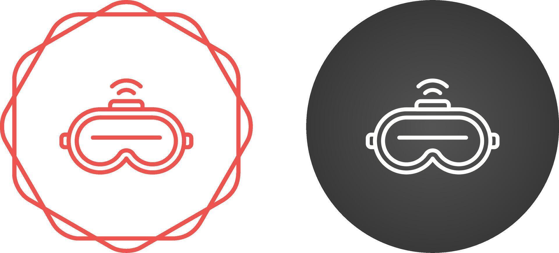 Augmented Reality Headset Vector Icon