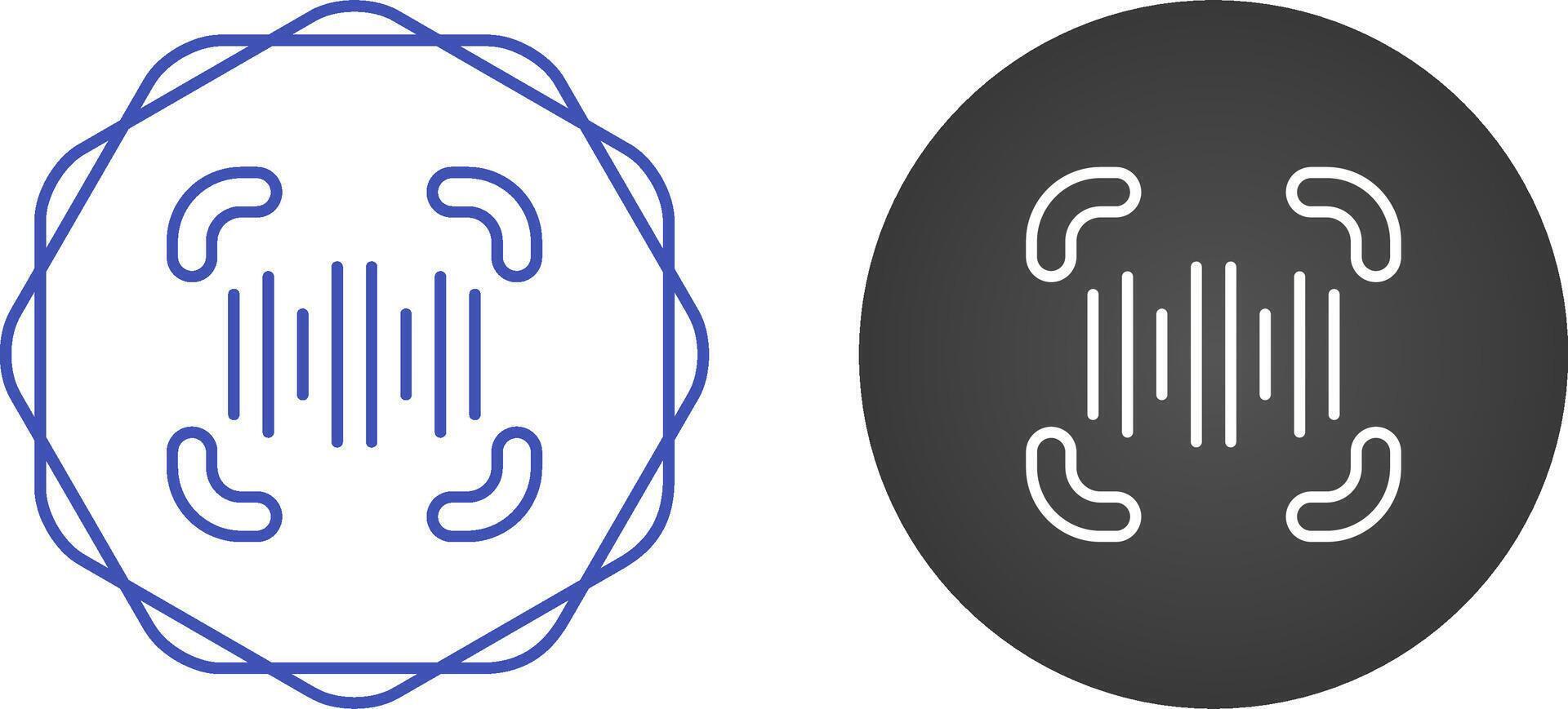 Voice Recognition Vector Icon