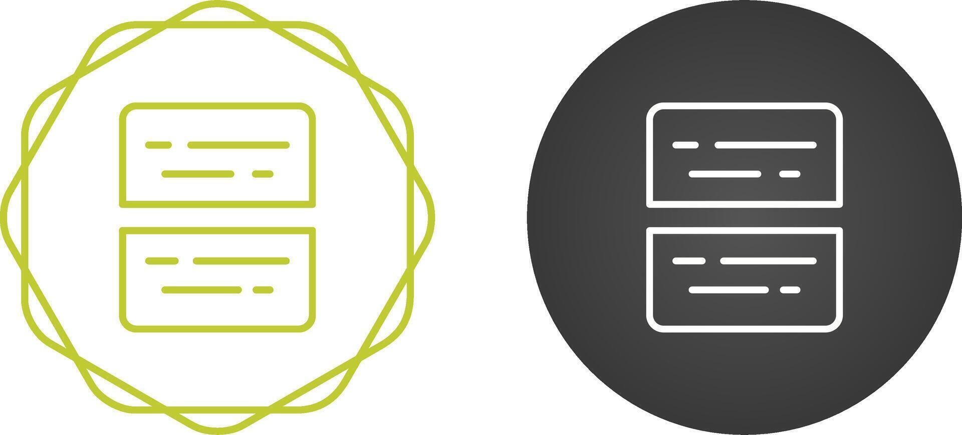 Document Split Vector Icon