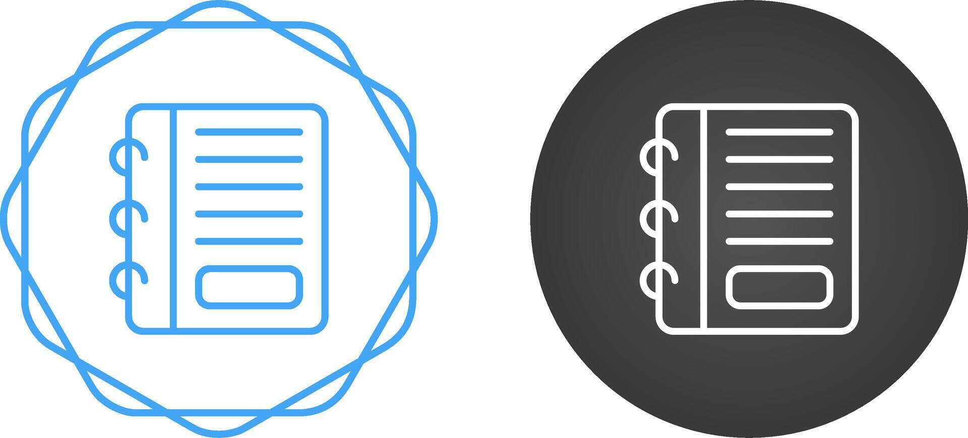 Notepad Vector Icon