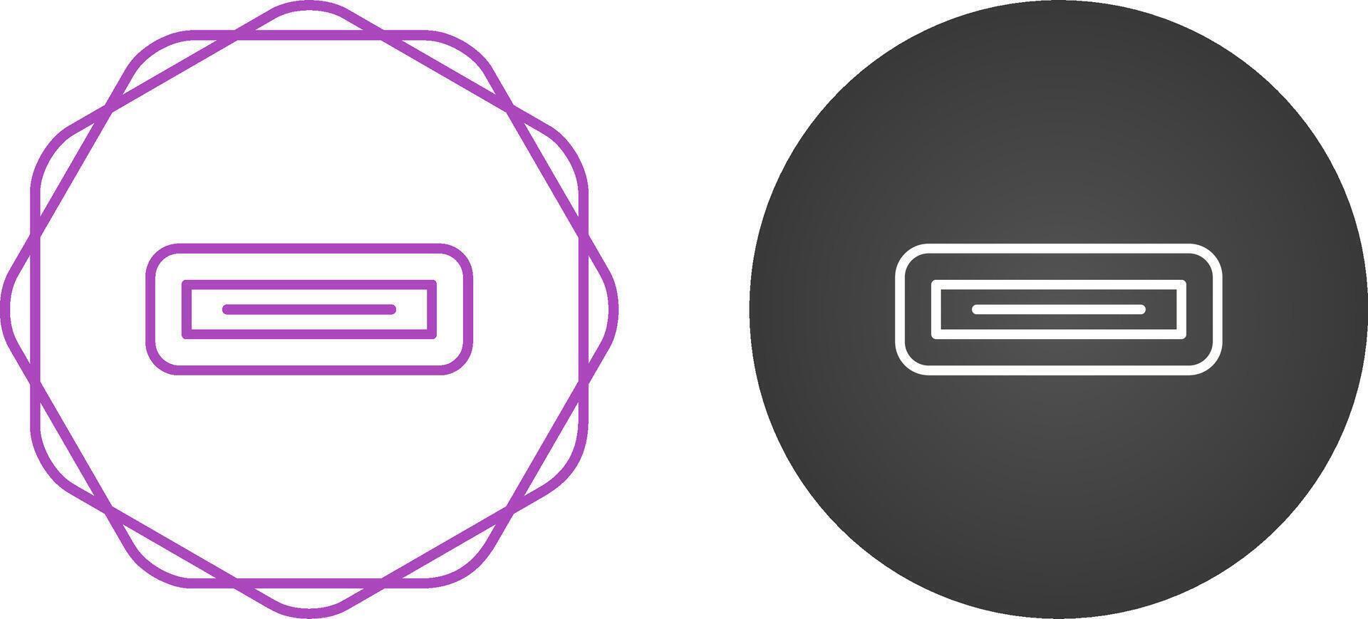 USB Port Vector Icon