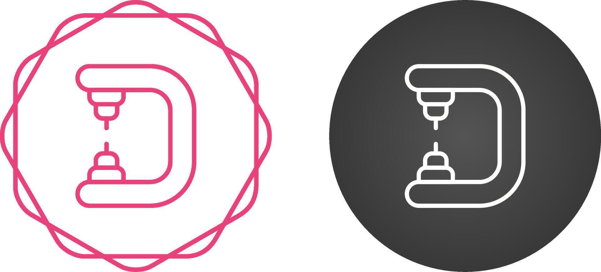 Drill press Vector Icon