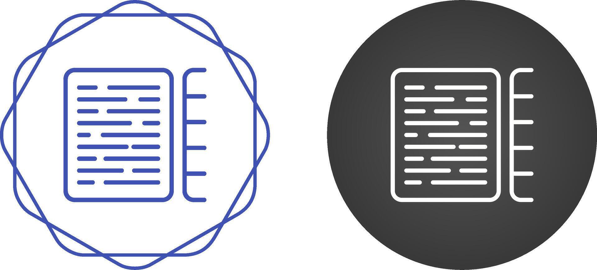 Document Indexing Vector Icon