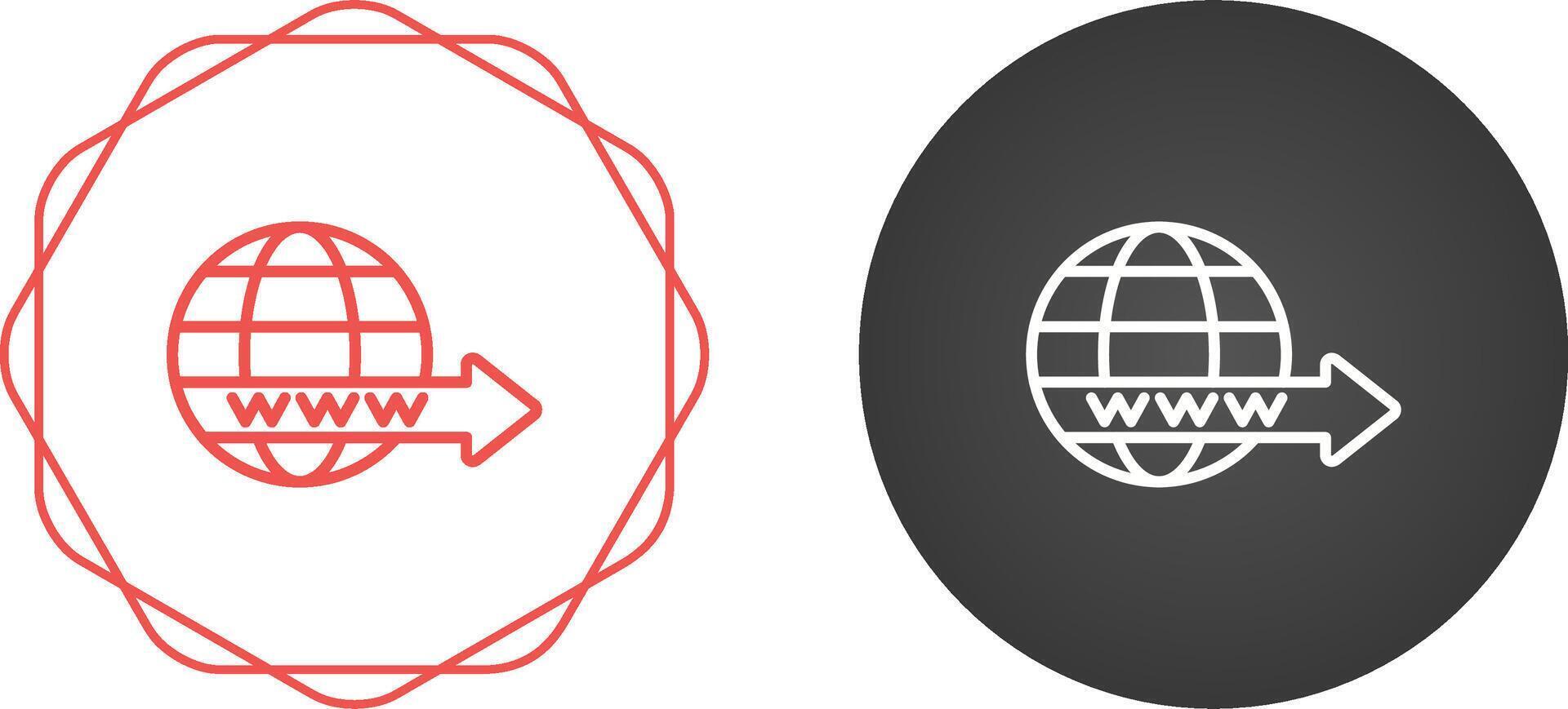 Domain Forwarding Vector Icon