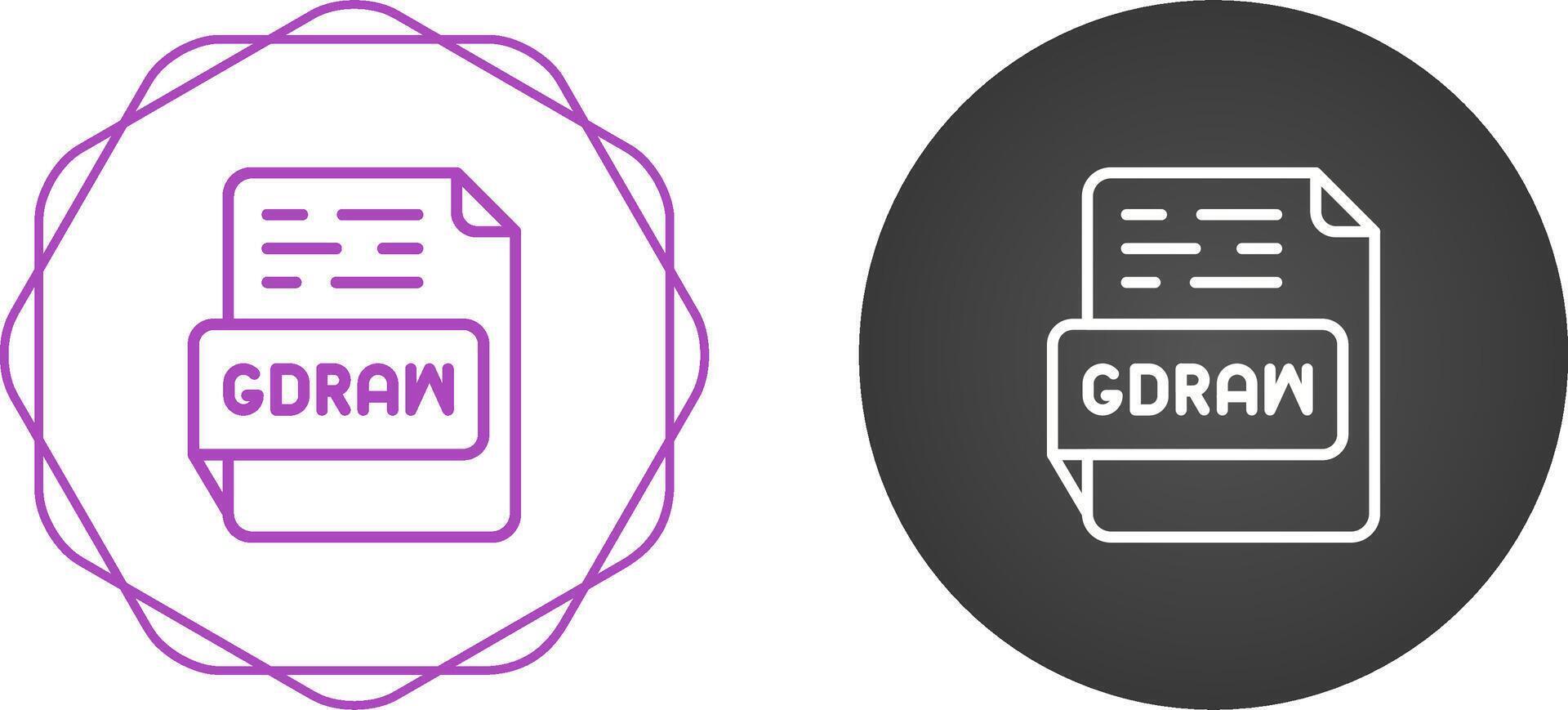 GDRAW Vector Icon