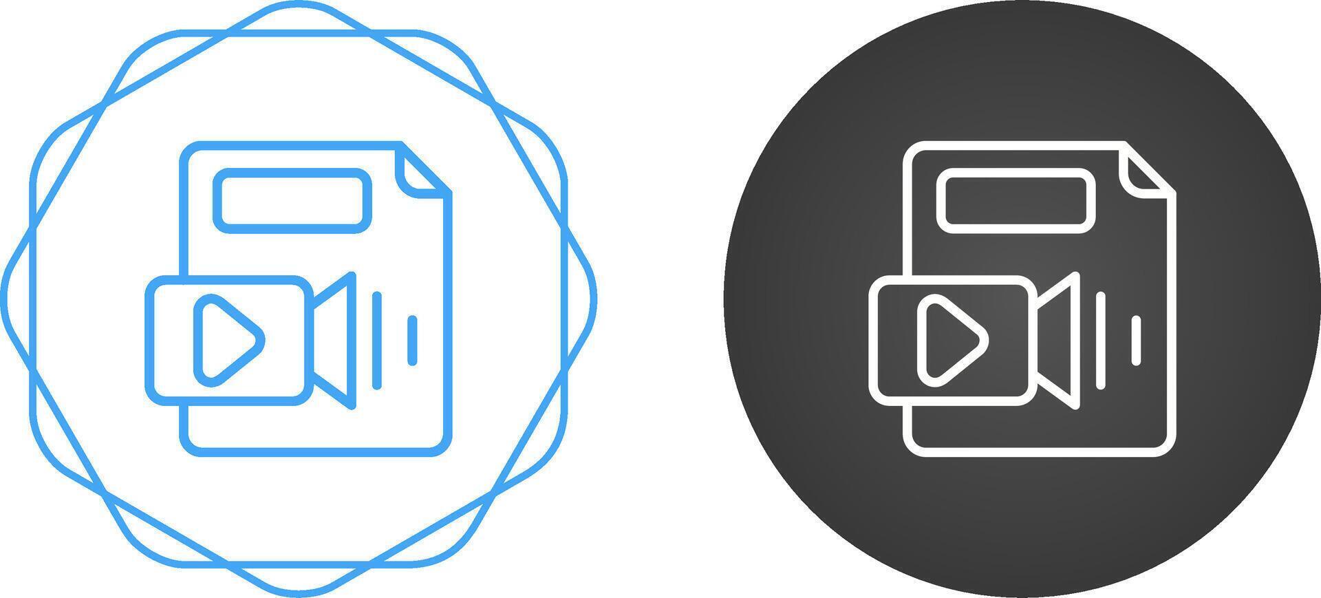 Video File Vector Icon