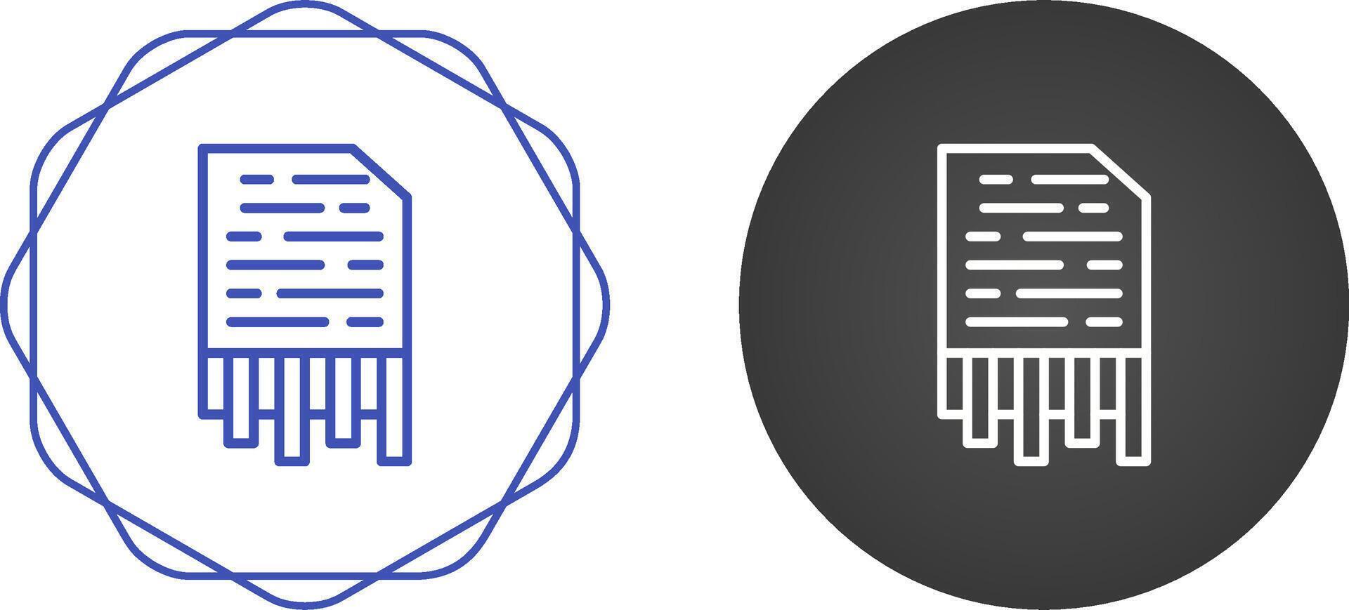 trituración vector icono