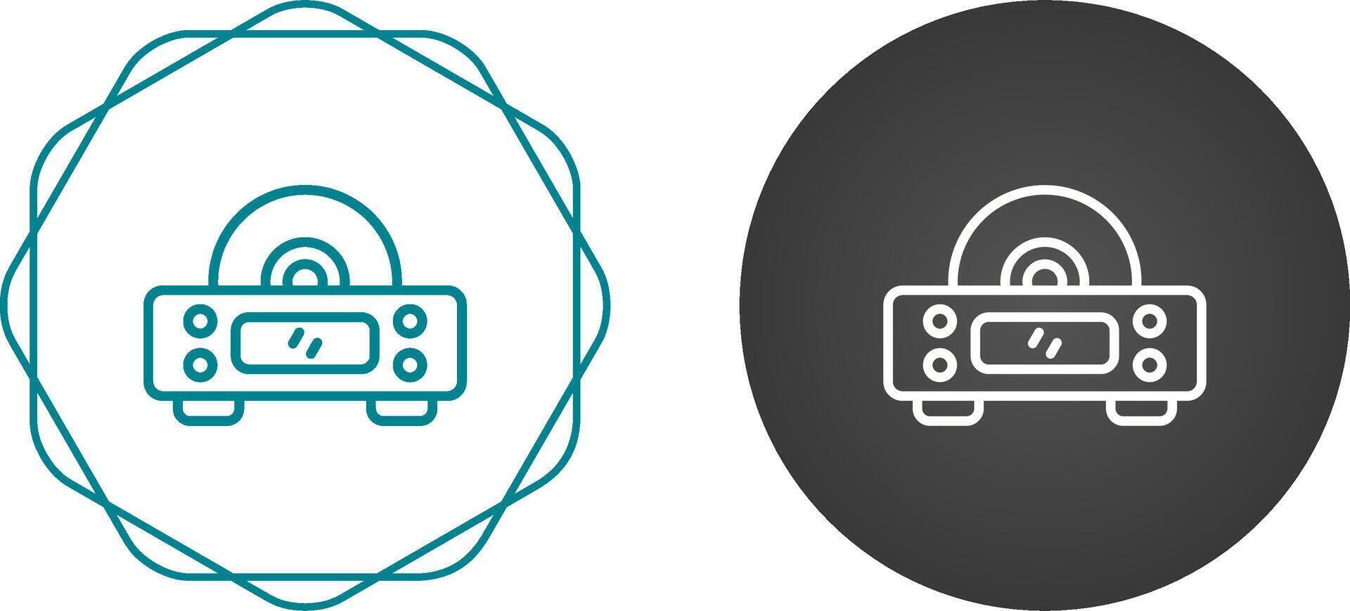 Cd Player Vector Icon