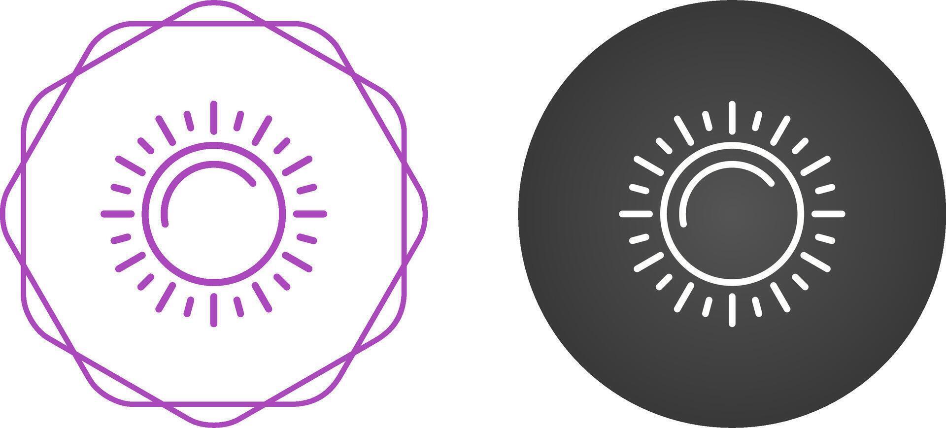 Sun Vector Icon