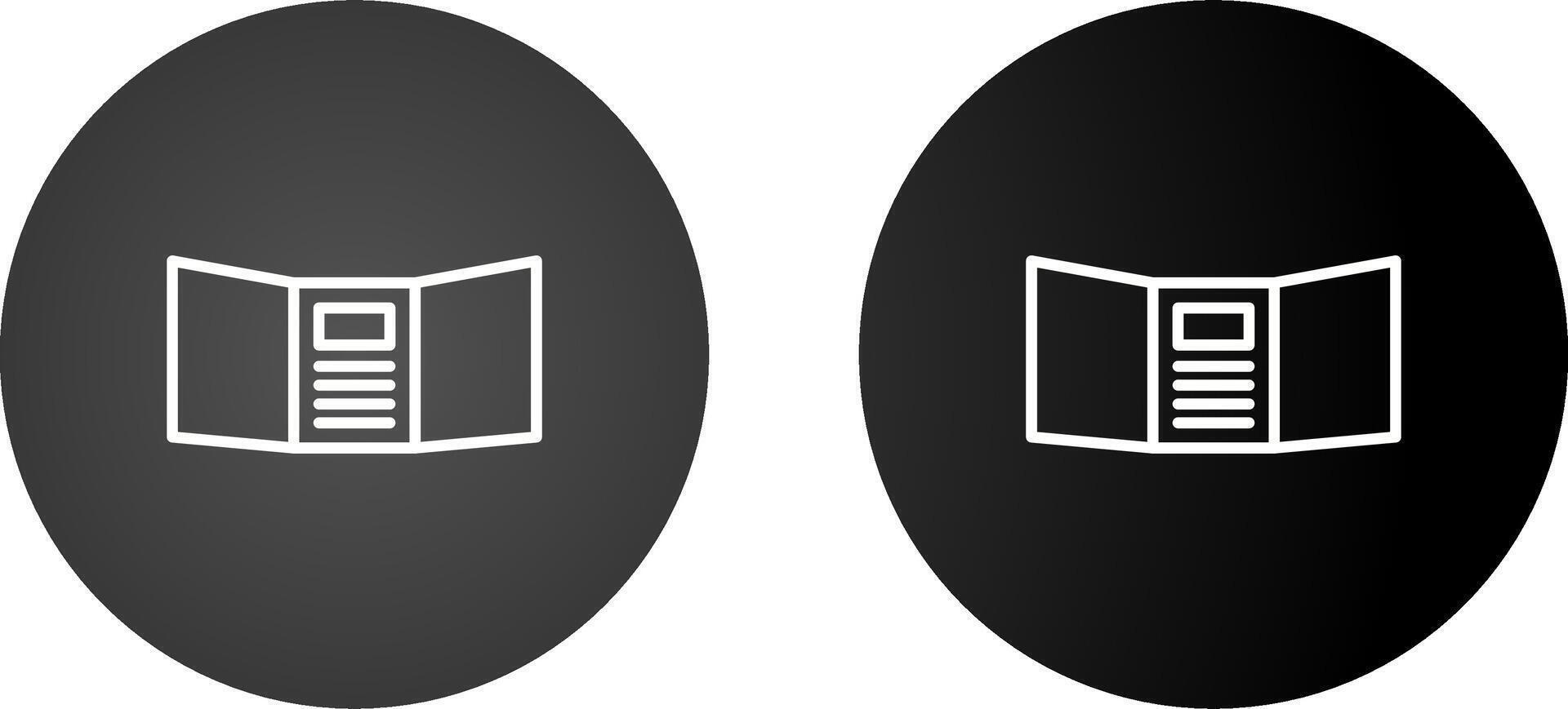 Triptych Vector Icon