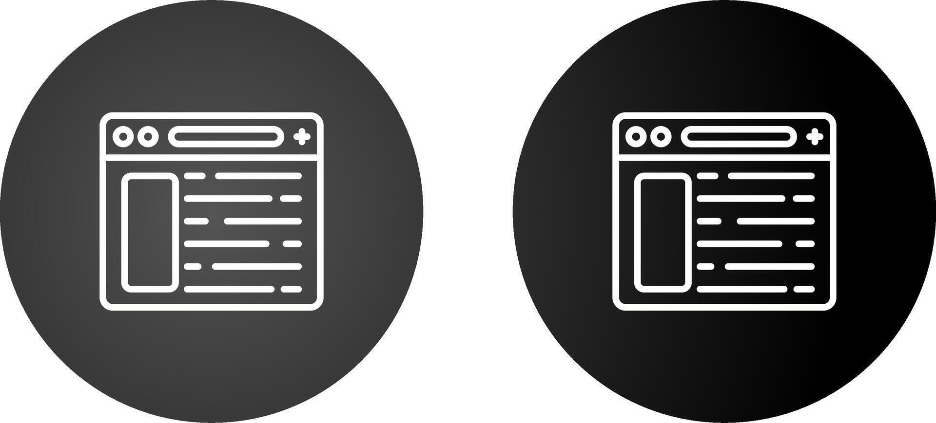 Browser Vector Icon