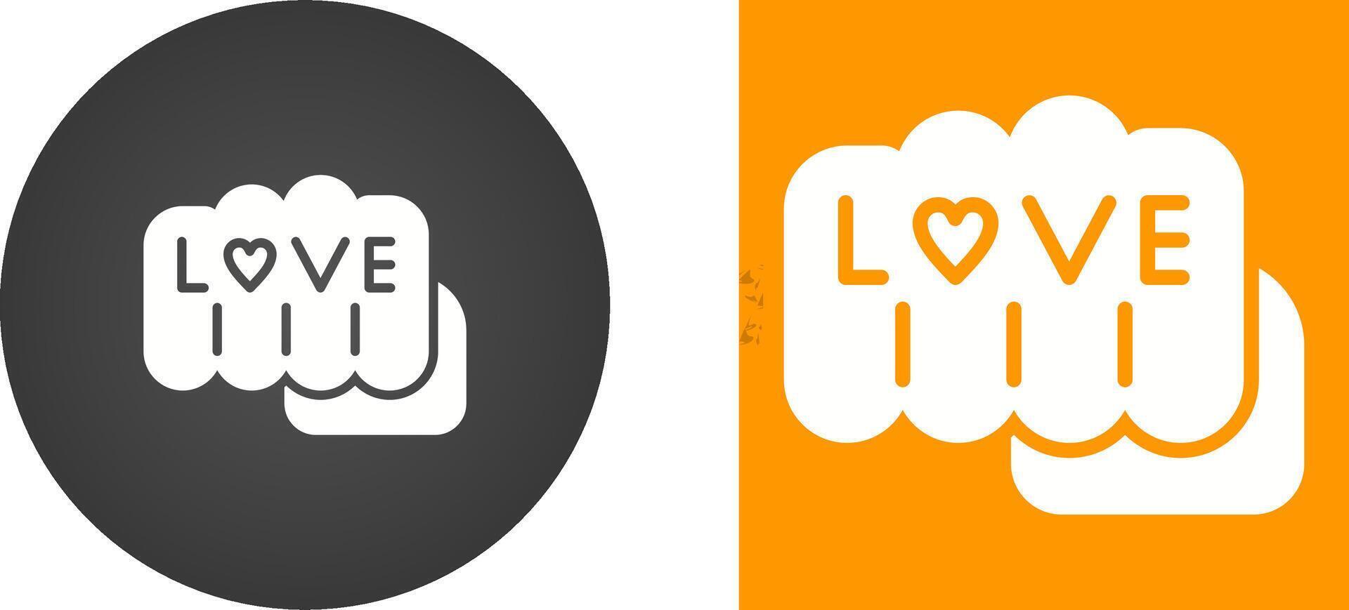 Love tattoo Vector Icon