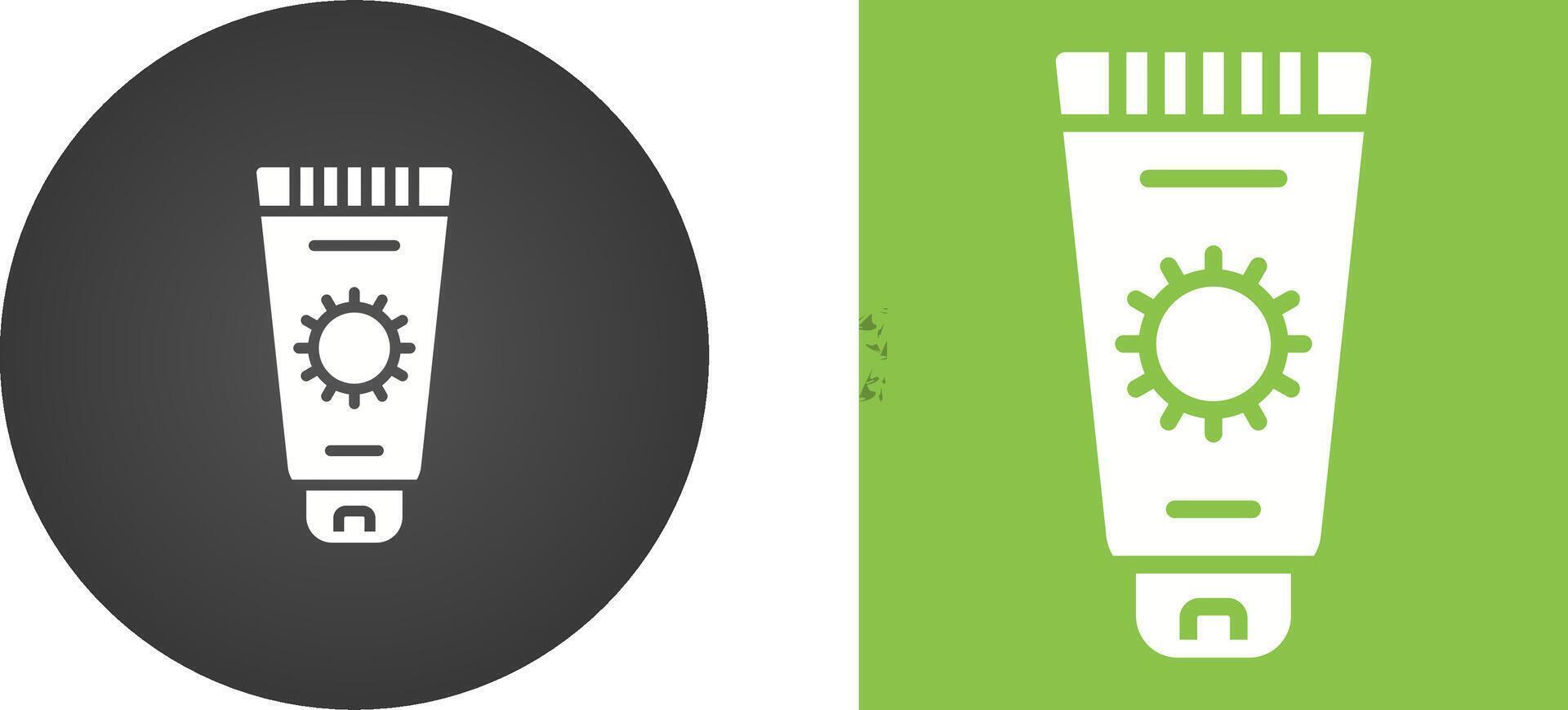 Sunscreen Vector Icon