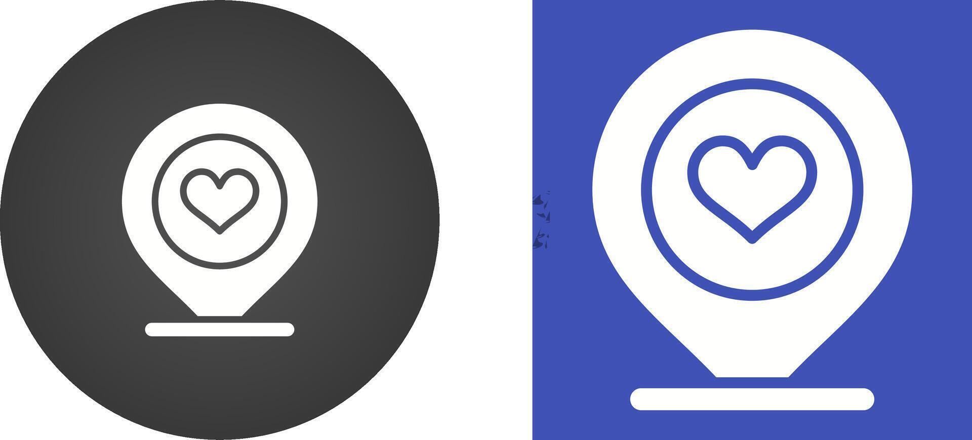 Love pin Vector Icon