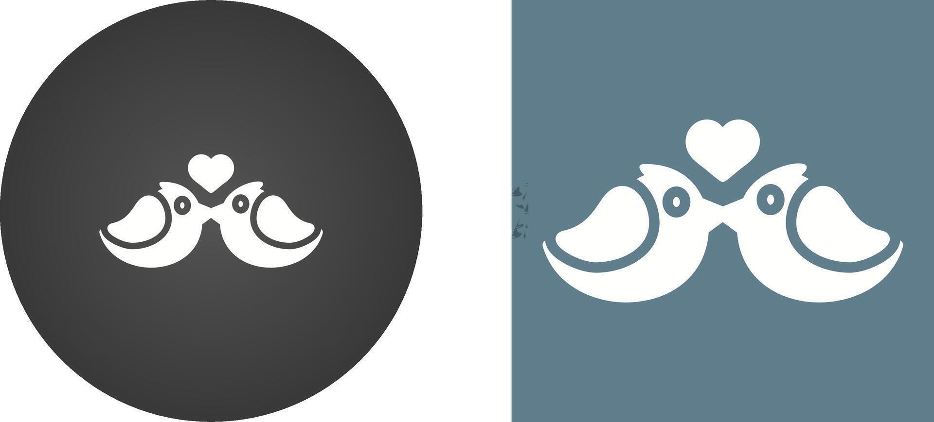 Lovebirds Vector Icon