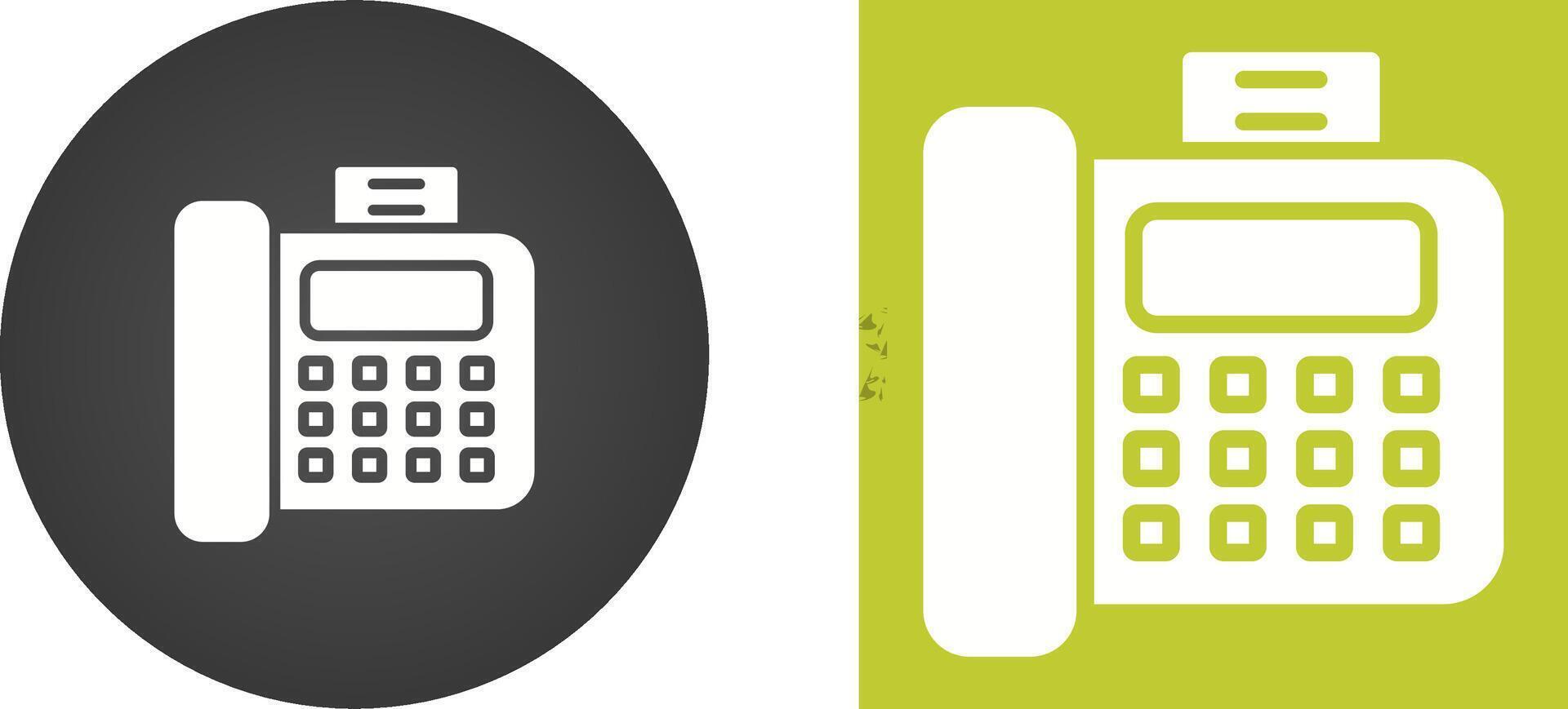 Fax Machine Vector Icon
