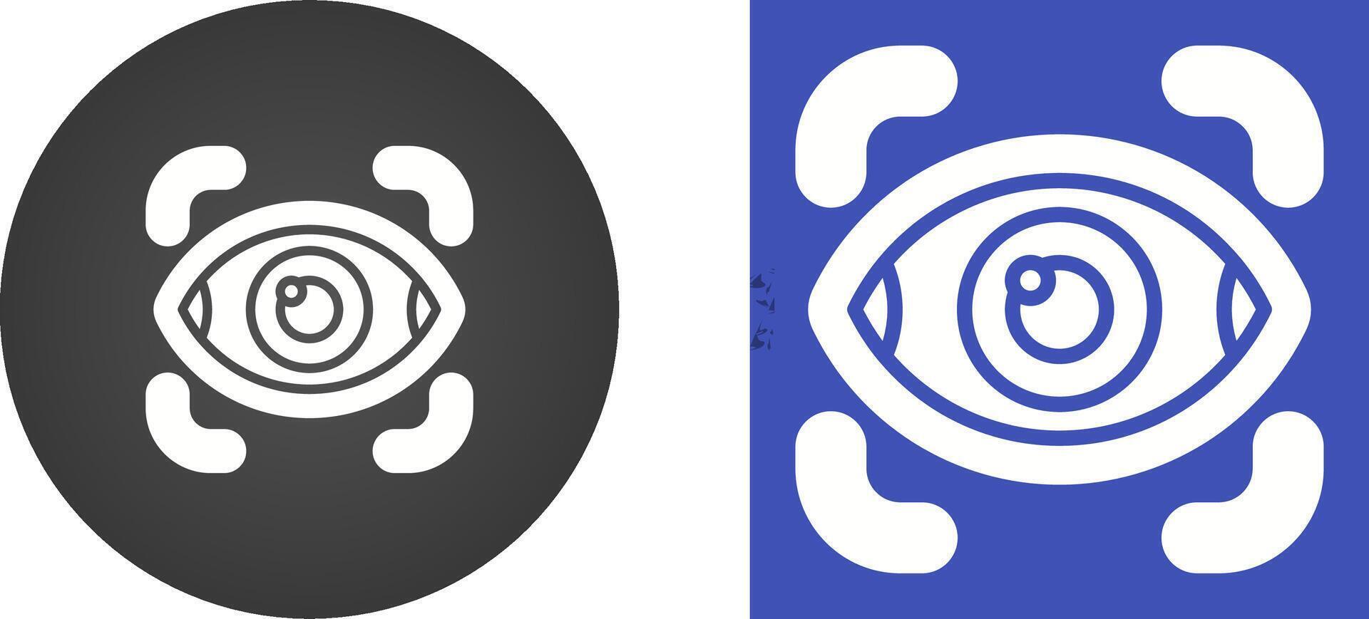 Retinal Scanner Vector Icon