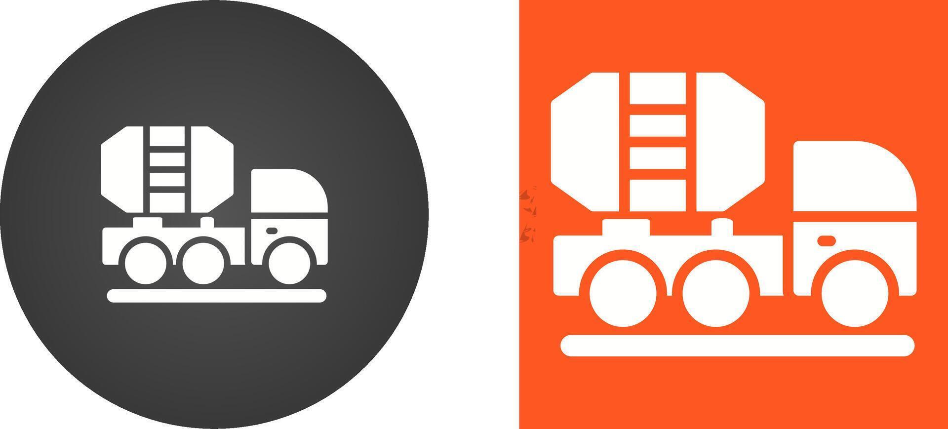 Mixer Truck Vector Icon