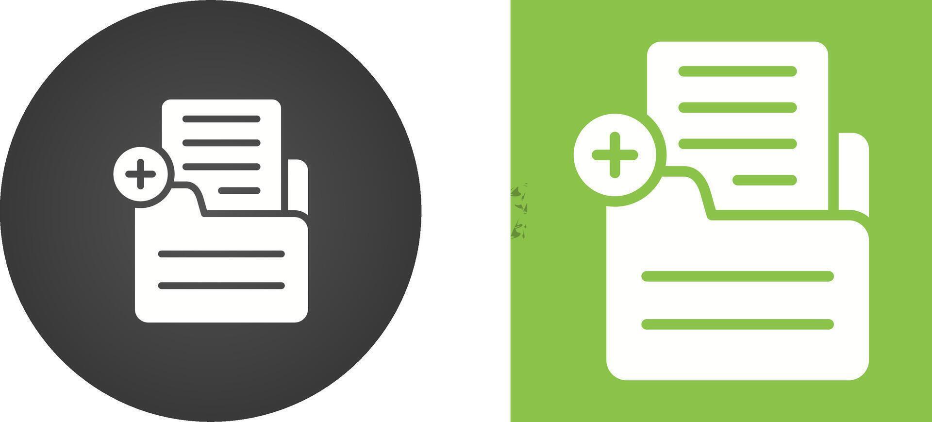Document Add Vector Icon