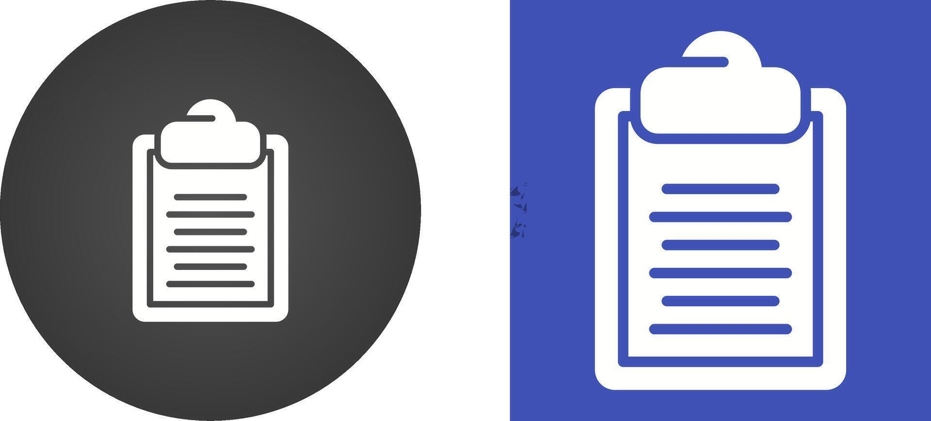 Clipboard Vector Icon