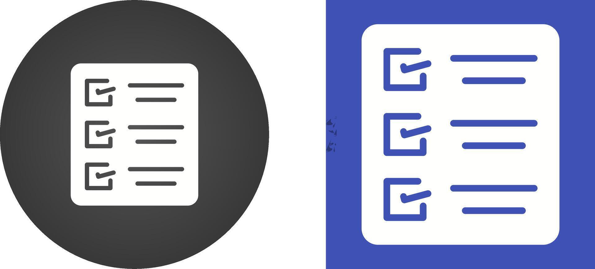 Task list Vector Icon