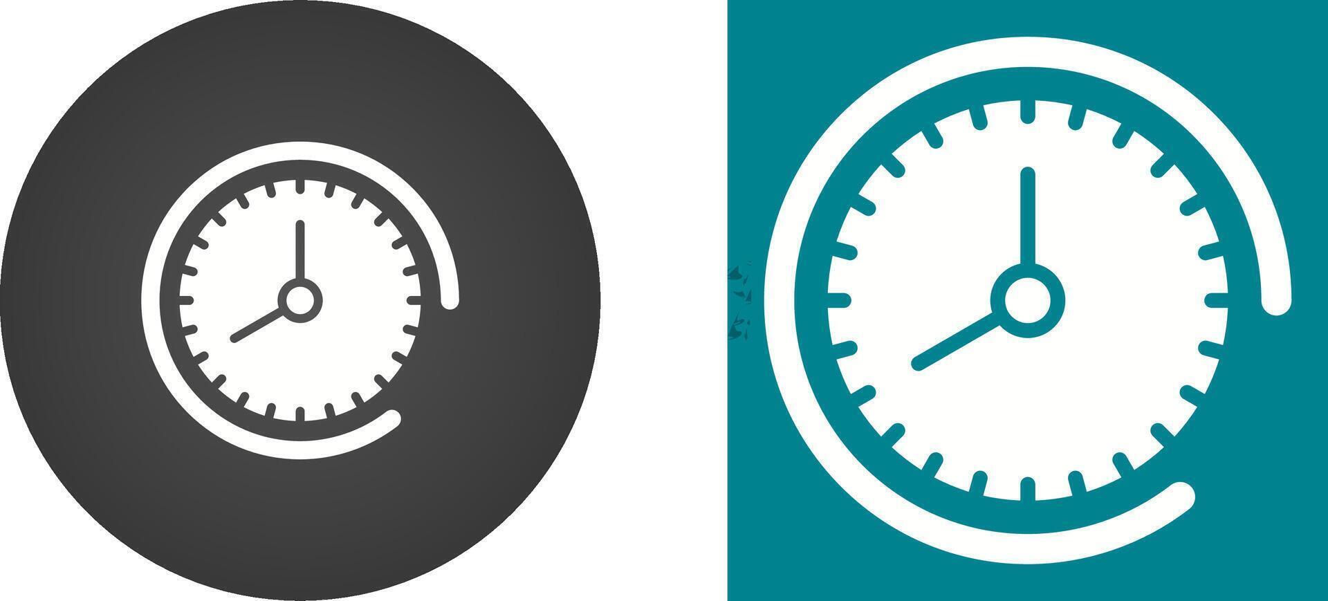 icono de vector de reloj