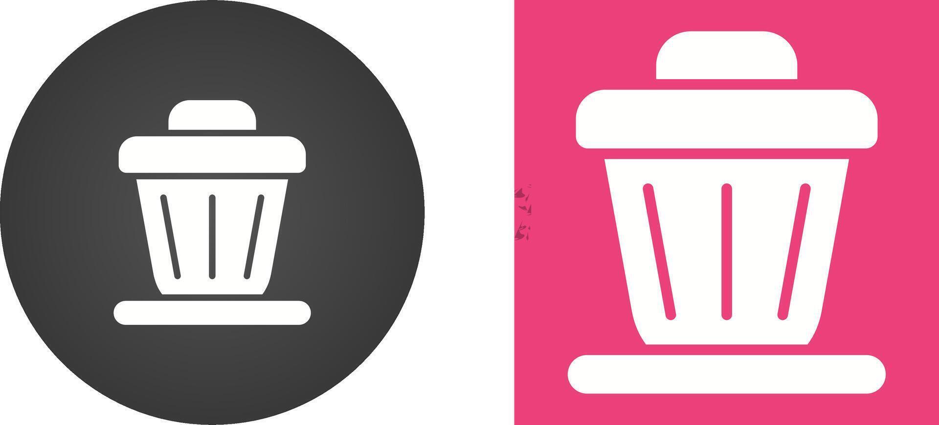 Trash bin Vector Icon