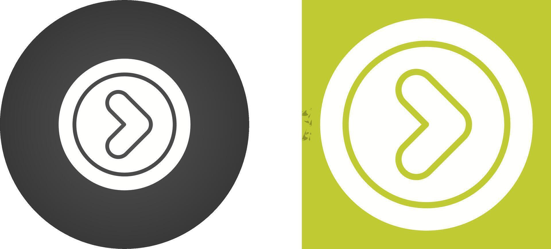 Angle Right Vector Icon