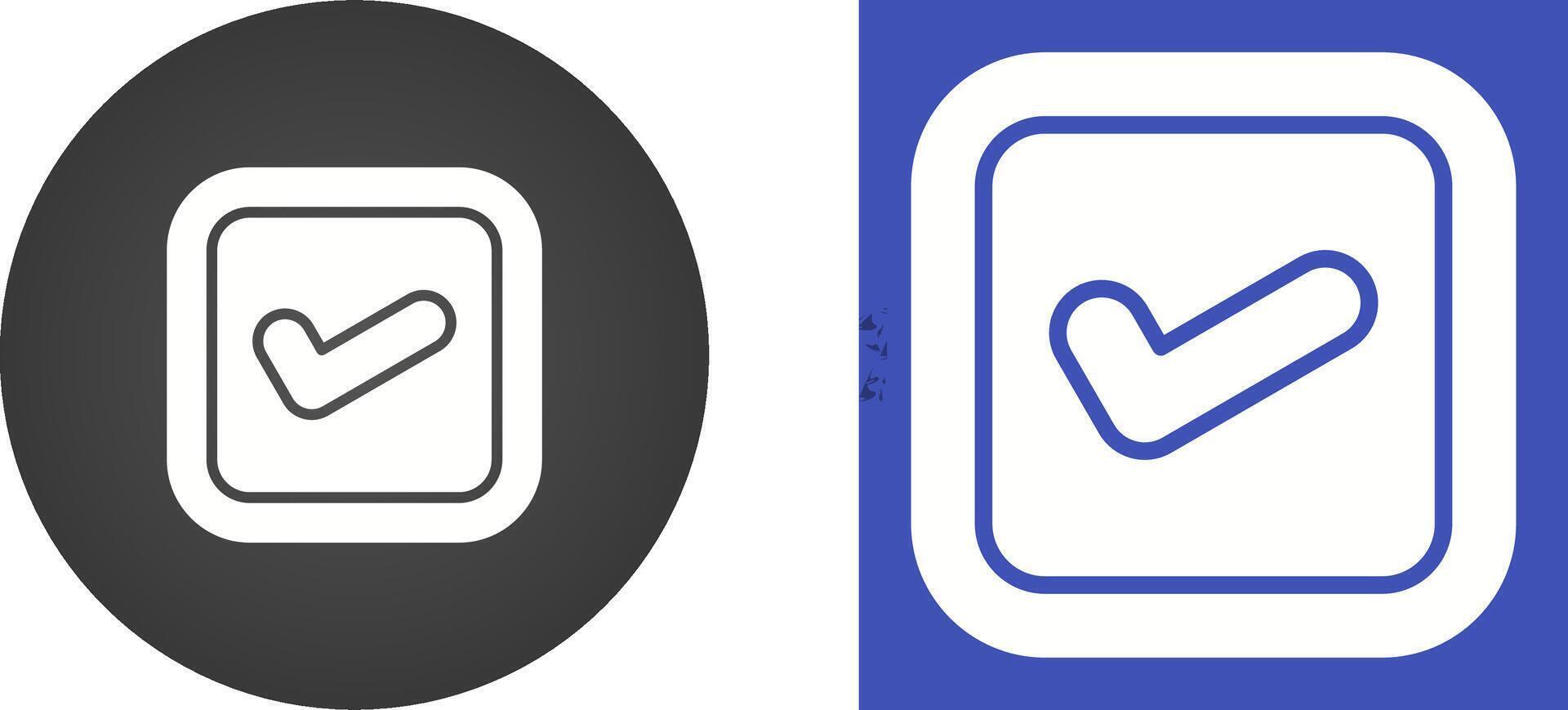 Checkbox Vector Icon