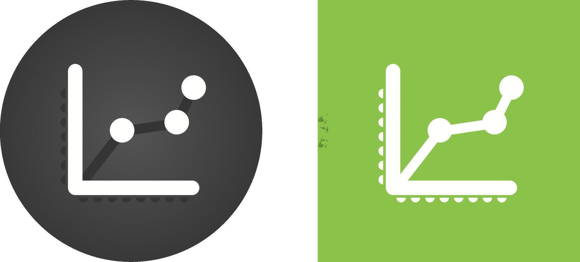 Line Chart Vector Icon
