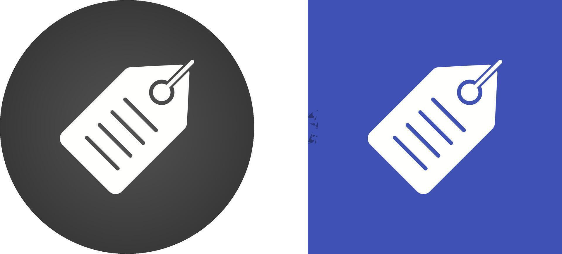 Tags Vector Icon