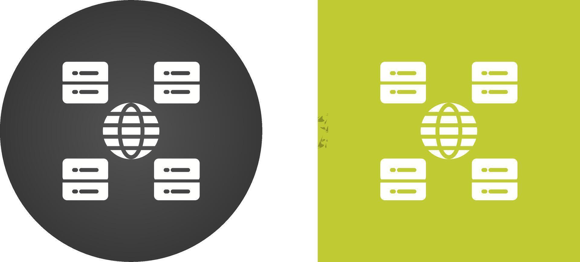 Content Delivery Network Vector Icon