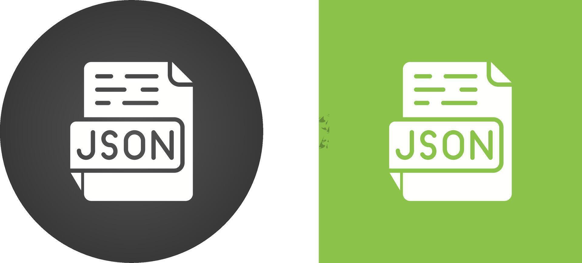JSON Vector Icon