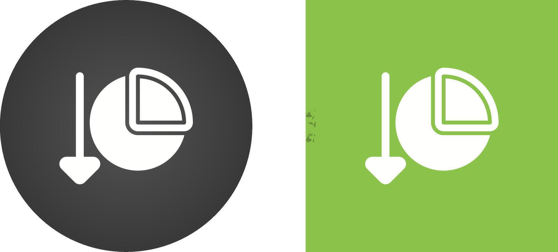Chart Decreasing Vector Icon